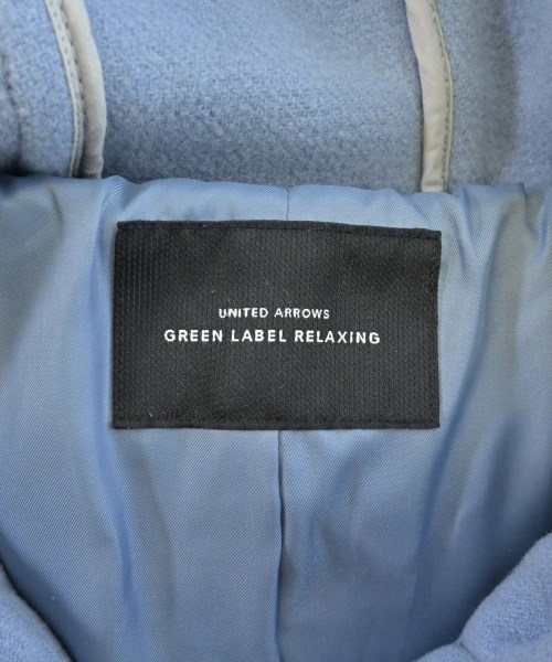 green label relaxing（グリーンレーベルリラクシング）ダッフルコート 青 サイズ:36(S位) レディース/2200624888017