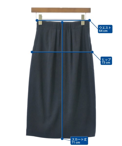 green label relaxing（グリーンレーベルリラクシング）ロング・マキシ丈スカート 紺 サイズ:36(S位) レディース/2200637519038