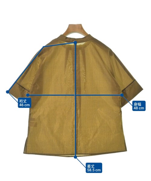 green label relaxing（グリーンレーベルリラクシング）カジュアルシャツ 茶 サイズ:F レディース/2200639822099