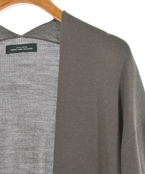 green label relaxing（グリーンレーベルリラクシング）カーディガン 茶 サイズ:F レディース/2200637885041