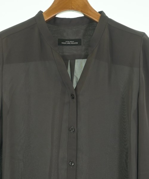 green label relaxing（グリーンレーベルリラクシング）カジュアルシャツ グレー サイズ:F レディース/2200641140075
