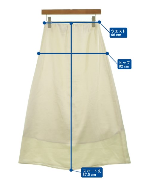 green label relaxing（グリーンレーベルリラクシング）ロング・マキシ丈スカート 白 サイズ:38(M位) レディース/2200635719034