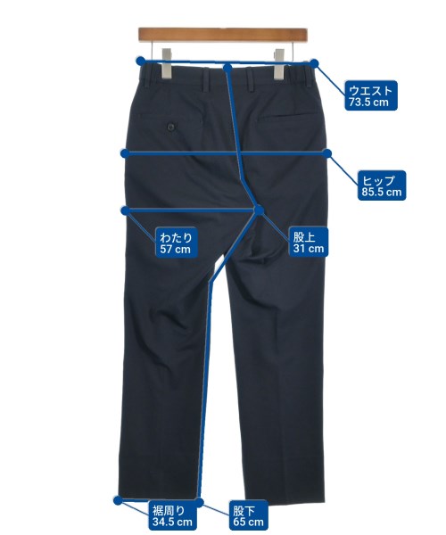 green label relaxing（グリーンレーベルリラクシング）スラックス 紺 サイズ:S レディース/2200628364036