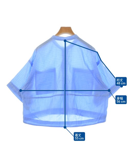 green label relaxing（グリーンレーベルリラクシング）カジュアルシャツ 青 サイズ:F レディース/2200628364067