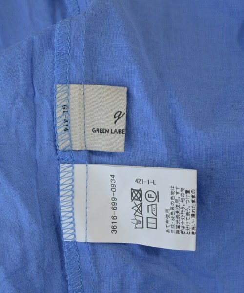green label relaxing（グリーンレーベルリラクシング）ブラウス 青 サイズ:F レディース/2200617513049