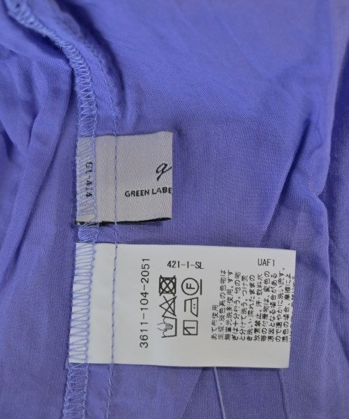 green label relaxing（グリーンレーベルリラクシング）ブラウス 紫 サイズ:F レディース/2200617513056