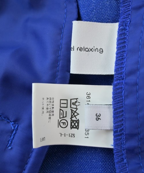 green label relaxing（グリーンレーベルリラクシング）スラックス 青 サイズ:36(S位) レディース/2200626878078