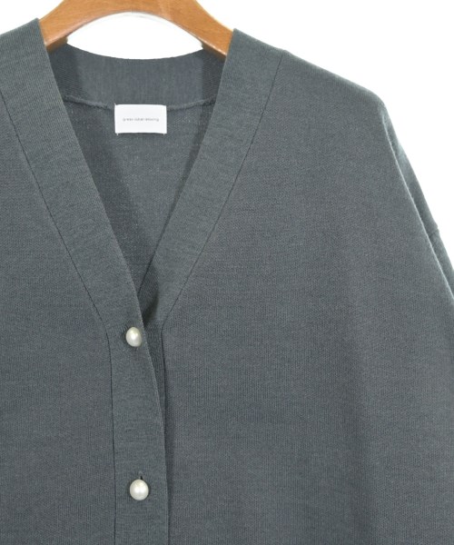 green label relaxing（グリーンレーベルリラクシング）カーディガン グレー サイズ:F レディース/2200634329012