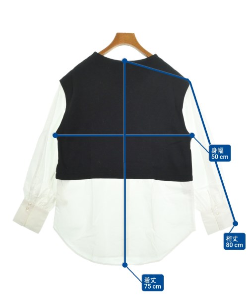 green label relaxing（グリーンレーベルリラクシング）カジュアルシャツ 白 サイズ:F レディース/2200642188038