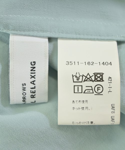 green label relaxing（グリーンレーベルリラクシング）ブラウス 青 サイズ:F レディース/2200625292073