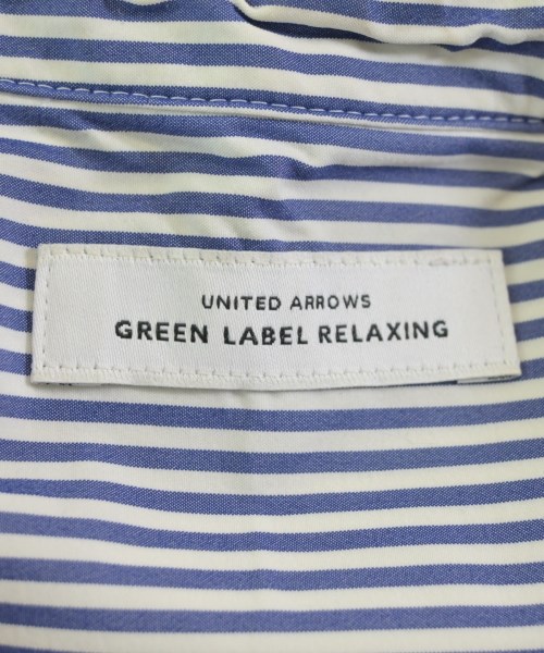 green label relaxing（グリーンレーベルリラクシング）カジュアルシャツ 青 サイズ:F レディース/2200625292080