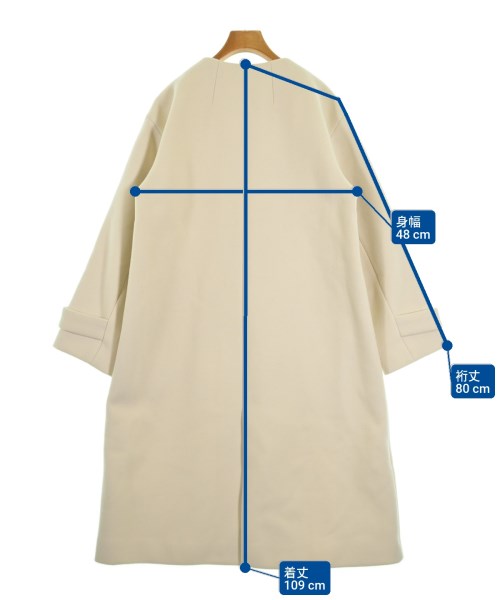 green label relaxing（グリーンレーベルリラクシング）コート 白 サイズ:40(M位) レディース/2200627718014