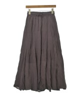 green label relaxing（グリーンレーベルリラクシング）ロング・マキシ丈スカート 茶 サイズ:F レディース/2200639677033