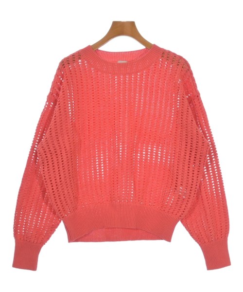 green label relaxing(グリーンレーベルリラクシング)ニット・セーター ピンク サイズ:F/2200625408252