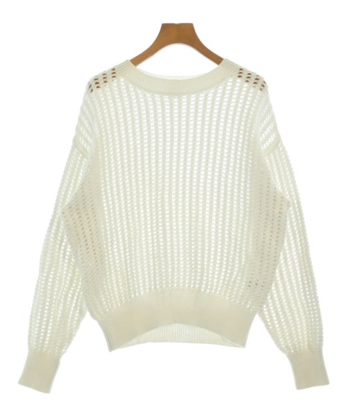 green label relaxing(グリーンレーベルリラクシング)ニット・セーター 白 サイズ:F/2200625408887