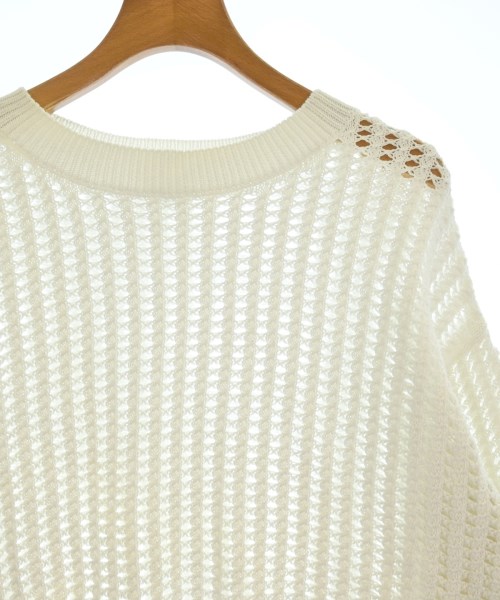 green label relaxing（グリーンレーベルリラクシング）ニット・セーター 白 サイズ:F レディース/2200625408887