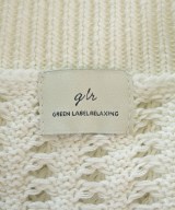 green label relaxing（グリーンレーベルリラクシング）ニット・セーター 白 サイズ:F レディース/2200625408887