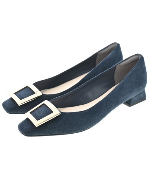 green label relaxing(グリーンレーベルリラクシング)パンプス 紺 サイズ:23.5cm/2200633653026