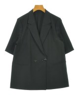 green label relaxing（グリーンレーベルリラクシング）テーラードジャケット 黒 サイズ:F レディース/2200633653170