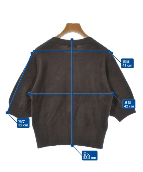 green label relaxing（グリーンレーベルリラクシング）カーディガン 茶 サイズ:F レディース/2200637060028