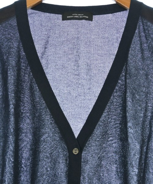 green label relaxing（グリーンレーベルリラクシング）カーディガン 黒 サイズ:F レディース/2200633881023