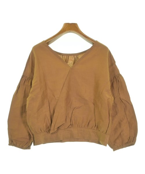 green label relaxing（グリーンレーベルリラクシング）ブラウス 茶 サイズ:F レディース/2200641321016