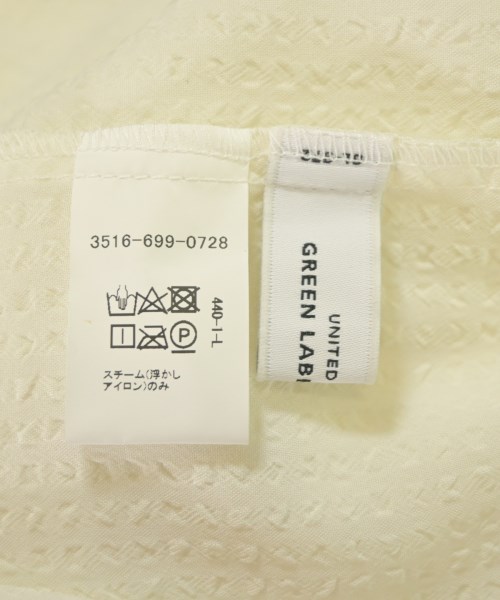 green label relaxing（グリーンレーベルリラクシング）ブラウス 白 サイズ:F レディース/2200641321023