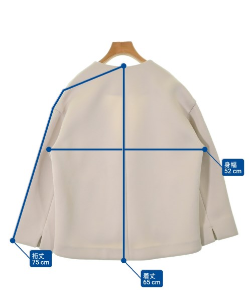 green label relaxing（グリーンレーベルリラクシング）ノーカラージャケット ベージュ サイズ:36(S位) レディース/2200636453029