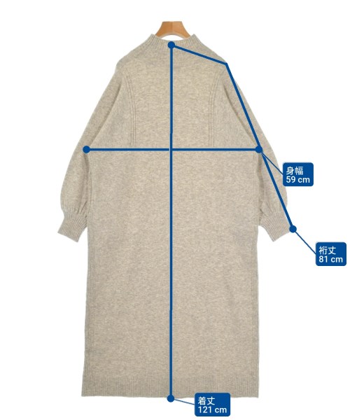 green label relaxing（グリーンレーベルリラクシング）ワンピース ベージュ サイズ:-(M位) レディース/2200636453036