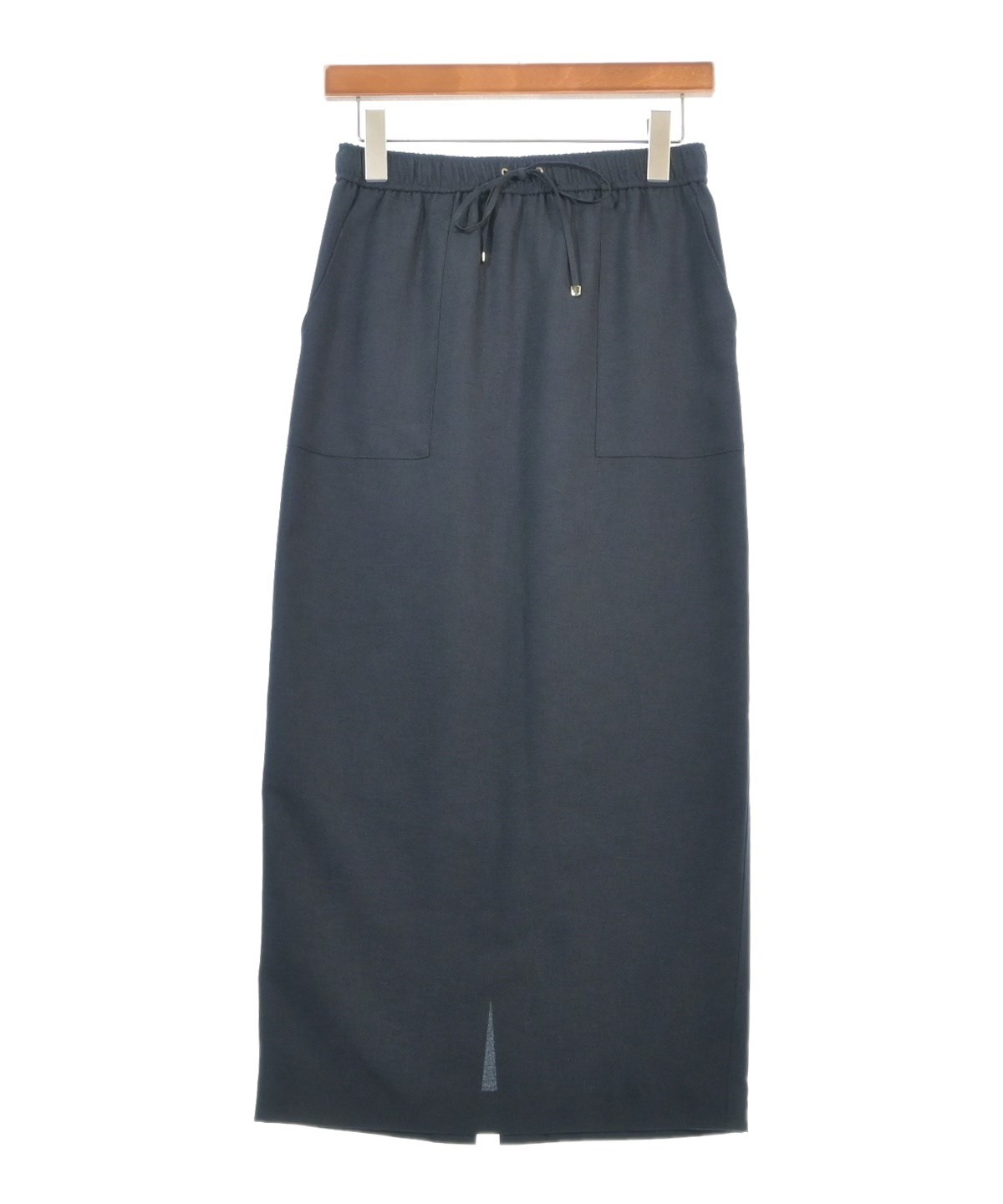 green label relaxing ネイビー ロングジレFREE size SHORTあり］ロングジレ