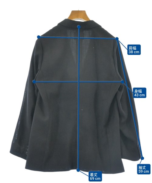 green label relaxing（グリーンレーベルリラクシング）テーラードジャケット 黒 サイズ:36(S位) レディース/2200610876073