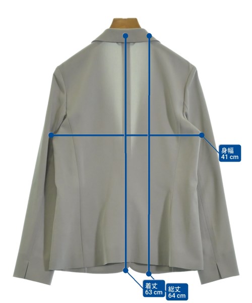 green label relaxing（グリーンレーベルリラクシング）テーラードジャケット グレー サイズ:38(M位) レディース/2200617936046