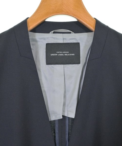 green label relaxing（グリーンレーベルリラクシング）ノーカラージャケット 紺 サイズ:36(S位) レディース/2200620292047