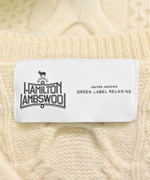 green label relaxing（グリーンレーベルリラクシング）ニット・セーター 白 サイズ:F レディース/2200621433043