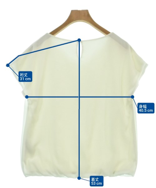 green label relaxing（グリーンレーベルリラクシング）ブラウス 白 サイズ:F レディース/2200621475074