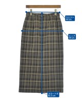 green label relaxing（グリーンレーベルリラクシング）ロング・マキシ丈スカート 茶 サイズ:38(M位) レディース/2200609995044