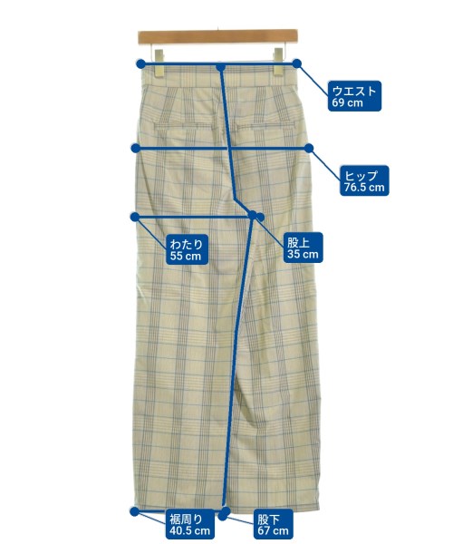 green label relaxing（グリーンレーベルリラクシング）スラックス グレー サイズ:38(M位) レディース/2200622514055