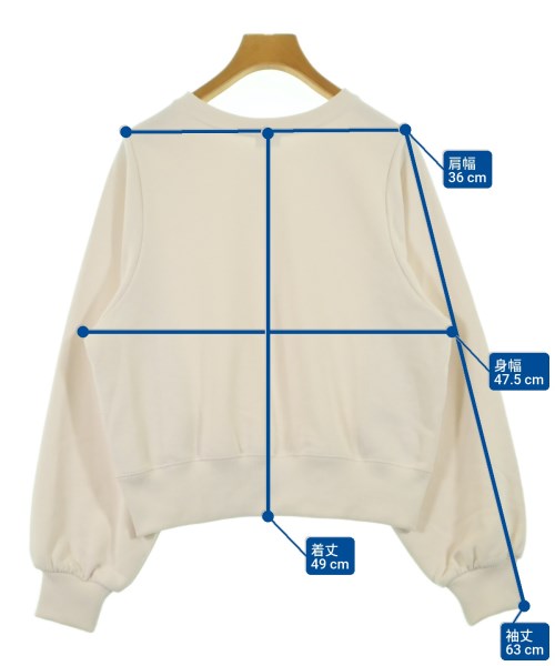 green label relaxing（グリーンレーベルリラクシング）スウェット 白 サイズ:F レディース/2200622558028