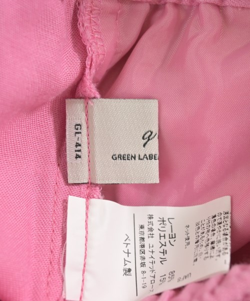 green label relaxing（グリーンレーベルリラクシング）その他 ピンク サイズ:36(S位) レディース/2200622703039