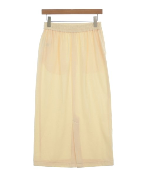 green label relaxing（グリーンレーベルリラクシング）ロング・マキシ丈スカート 黄 サイズ:F レディース/2200607069068