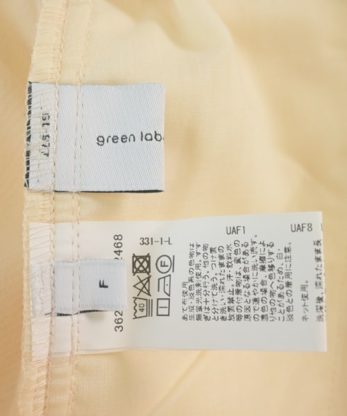 green label relaxing（グリーンレーベルリラクシング）ロング・マキシ丈スカート 黄 サイズ:F レディース/2200607069068