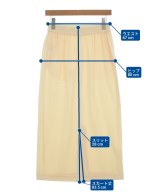 green label relaxing（グリーンレーベルリラクシング）ロング・マキシ丈スカート 黄 サイズ:F レディース/2200607069068