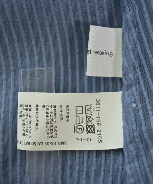 green label relaxing（グリーンレーベルリラクシング）カジュアルシャツ 青 サイズ:F レディース/2200614651027