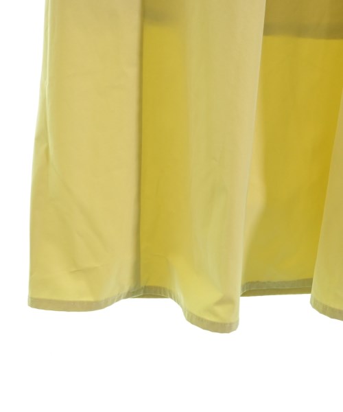 green label relaxing（グリーンレーベルリラクシング）ロング・マキシ丈スカート 黄 サイズ:F レディース/2200612507111