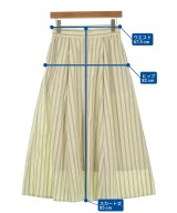 green label relaxing（グリーンレーベルリラクシング）ロング・マキシ丈スカート 白 サイズ:38(M位) レディース/2200612507142