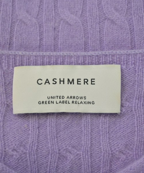 green label relaxing（グリーンレーベルリラクシング）ニット・セーター 紫 サイズ:38(M位) レディース/2200622418025