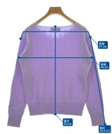green label relaxing（グリーンレーベルリラクシング）ニット・セーター 紫 サイズ:38(M位) レディース/2200622418025