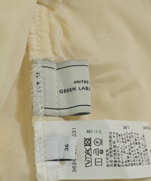 green label relaxing（グリーンレーベルリラクシング）ロング・マキシ丈スカート 白 サイズ:36(S位) レディース/2200620497022