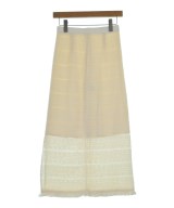 green label relaxing（グリーンレーベルリラクシング）ロング・マキシ丈スカート 白 サイズ:36(S位) レディース/2200620497022