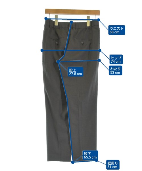 green label relaxing（グリーンレーベルリラクシング）スラックス 茶 サイズ:40(M位) レディース/2200625289011